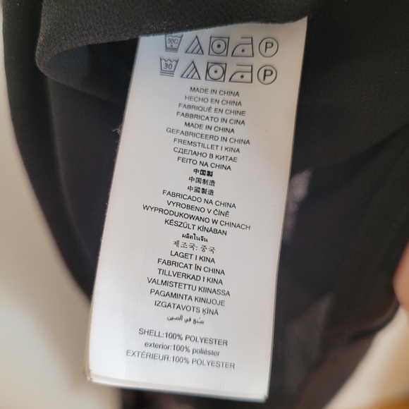 Michael Kors Black and Red Floral High Low Dress - Picture 6 of 6